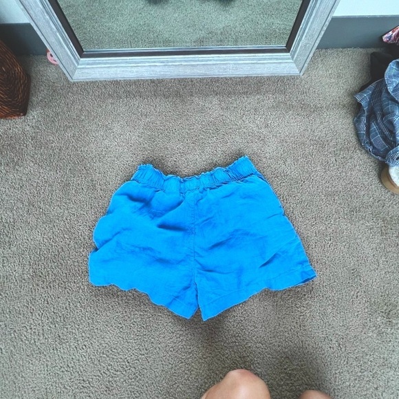 H&M Pants - H&M Blue Linen Shorts